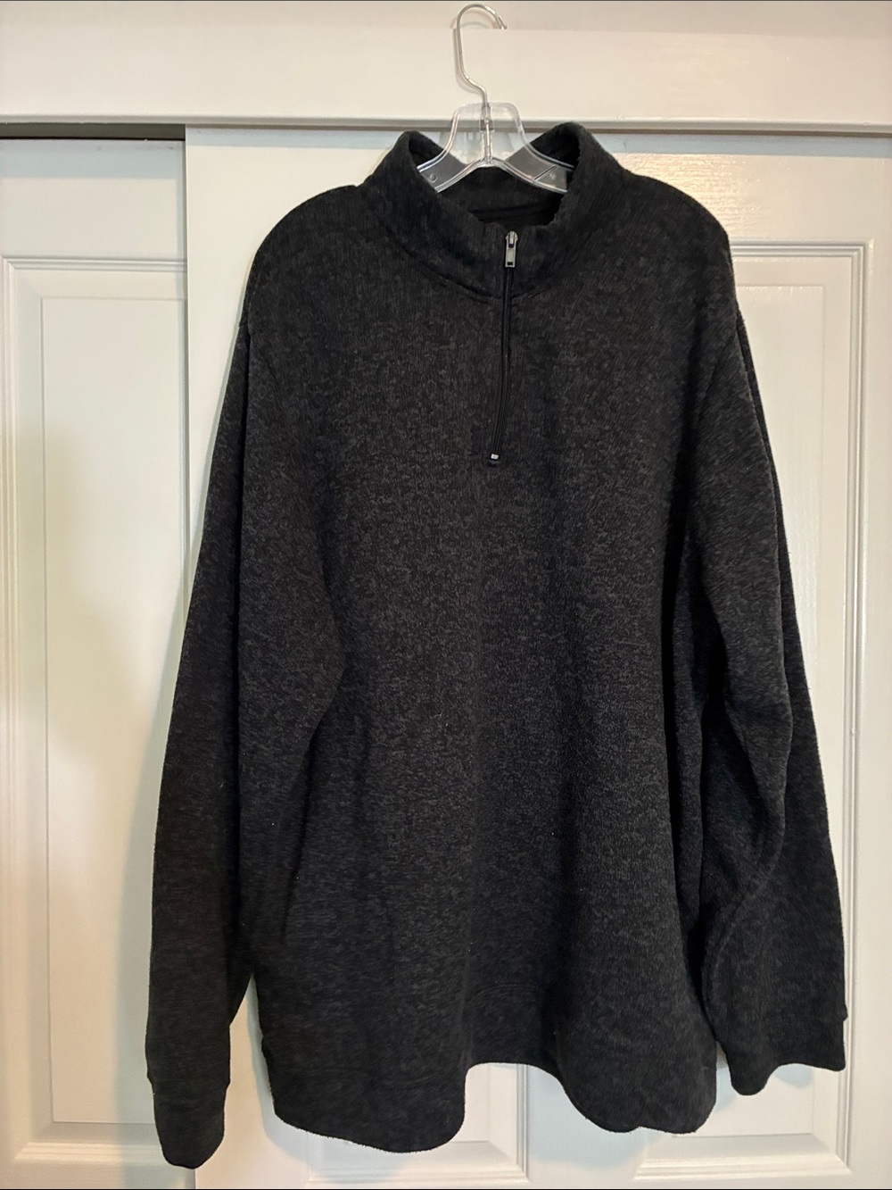 Old Navy Men's Dark Charcoal Half-Zip Sweater